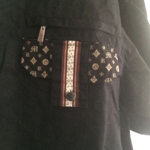 MRG Shirts - MRG Black Short Sleeve top for men. MRG Shirts - MRG Black Short Sleeve top for men.